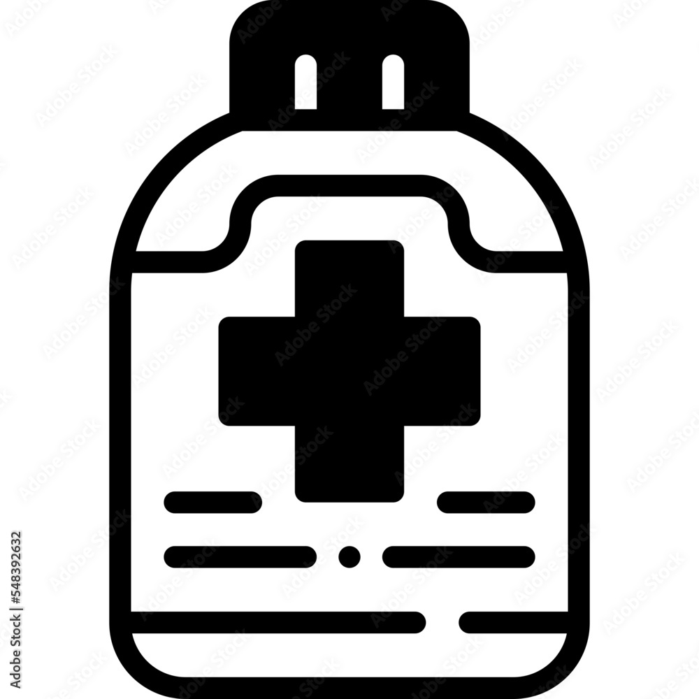 hygiene product solid line icon
