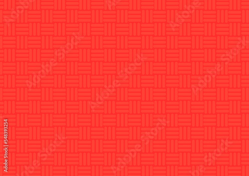 背景　かご模様　赤