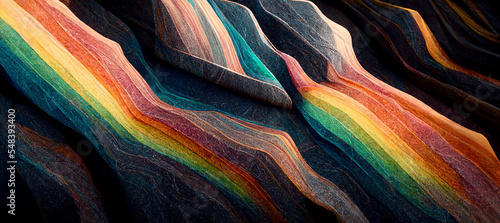 Vibrant rainbow colors abstract wallpaper design