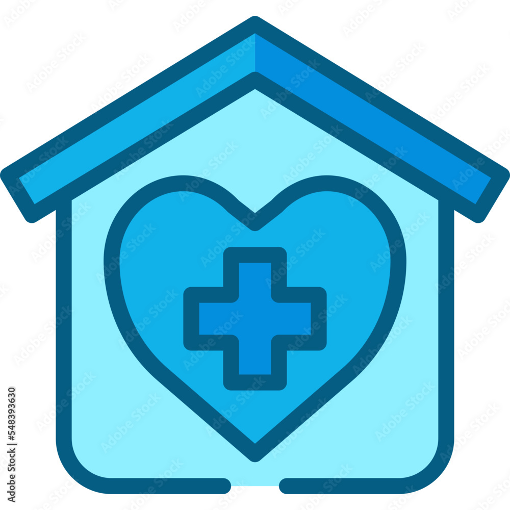 Fototapeta premium home two tone icon