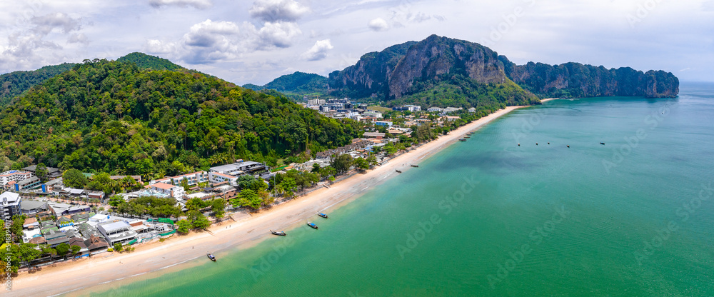 Aerial view of Ao Nang Beach in Krabi, Thailand Aerial view of Ao Nang Beach in Krabi, Thailand