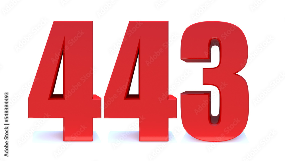 443 number 443 number