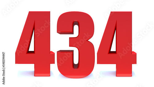 434 number