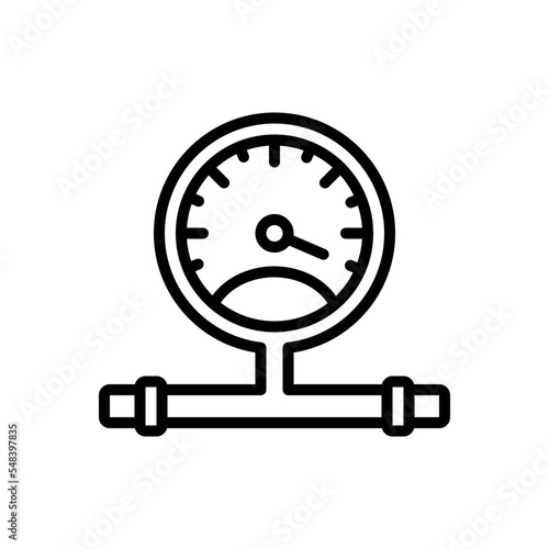 Black line icon for max