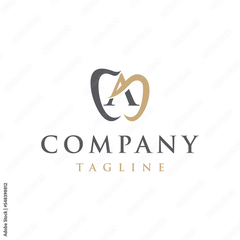 A Letter initial modern elegant luxury minimalis line art unique dental logo vector A Letter initial modern elegant luxury minimalis line art unique dental logo vector