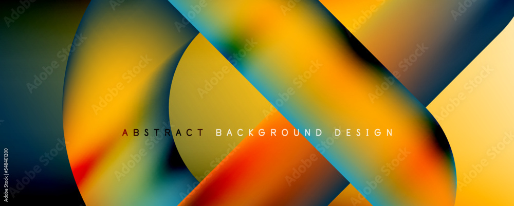Minimal geometric abstract background. Circle and line design. Trendy techno business template for wallpaper, banner, background or landing Minimal geometric abstract background. Circle and line design. Trendy techno business template for wallpaper, banner, background or landing