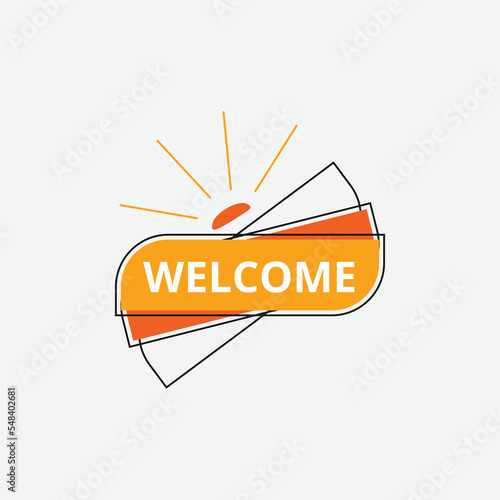 Vector Welcome Banner