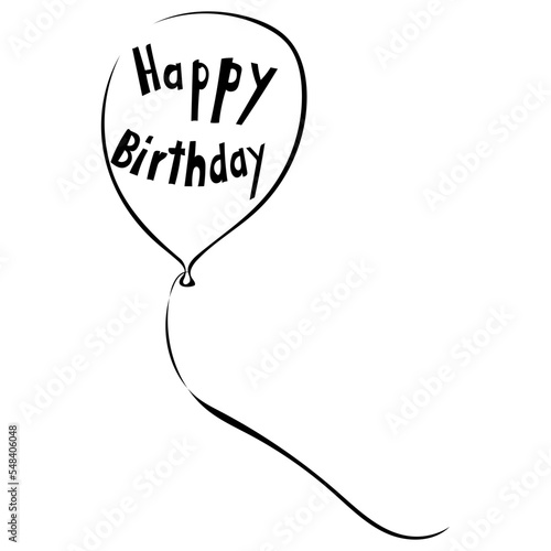 Ballon Happy birthday