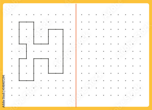Visual intelligence questions IQ TEST. Draw the same
