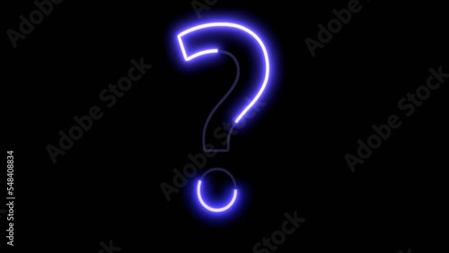 Wallpaper Mural Animated Glowig Font - Question Mark Torontodigital.ca