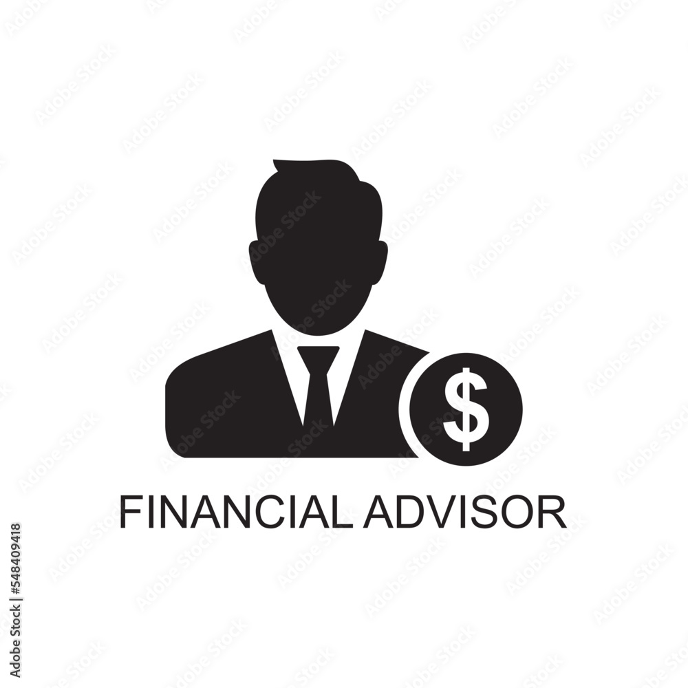 financial advisor icon , business icon financial advisor icon , business icon