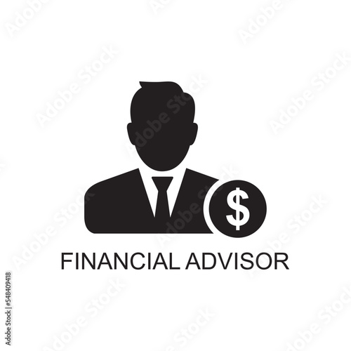 financial advisor icon , business icon