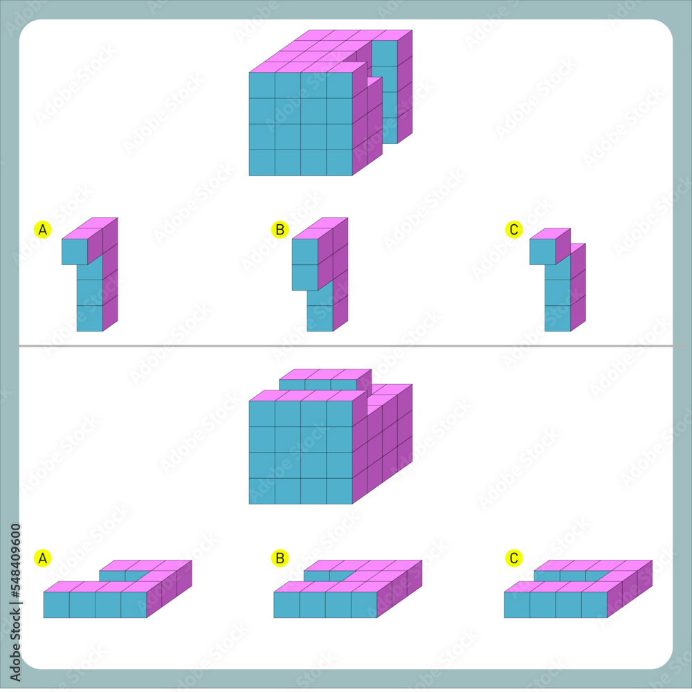 Find the Missing Piece. Shape completion questions, Find next shape Find the Missing Piece. Shape completion questions, Find next shape
