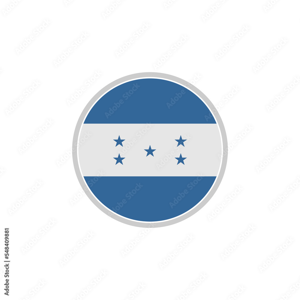 independence day of Honduras icon set vector sign symbol independence day of Honduras icon set vector sign symbol