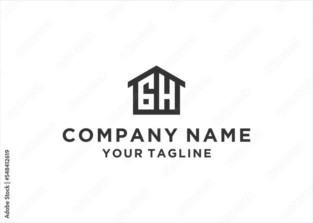 hg home logo icon design vector hg home logo icon design vector