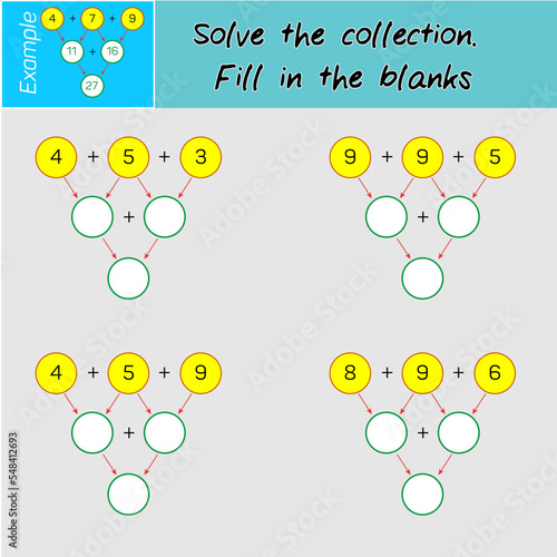 Solve the collection fill in the blanks