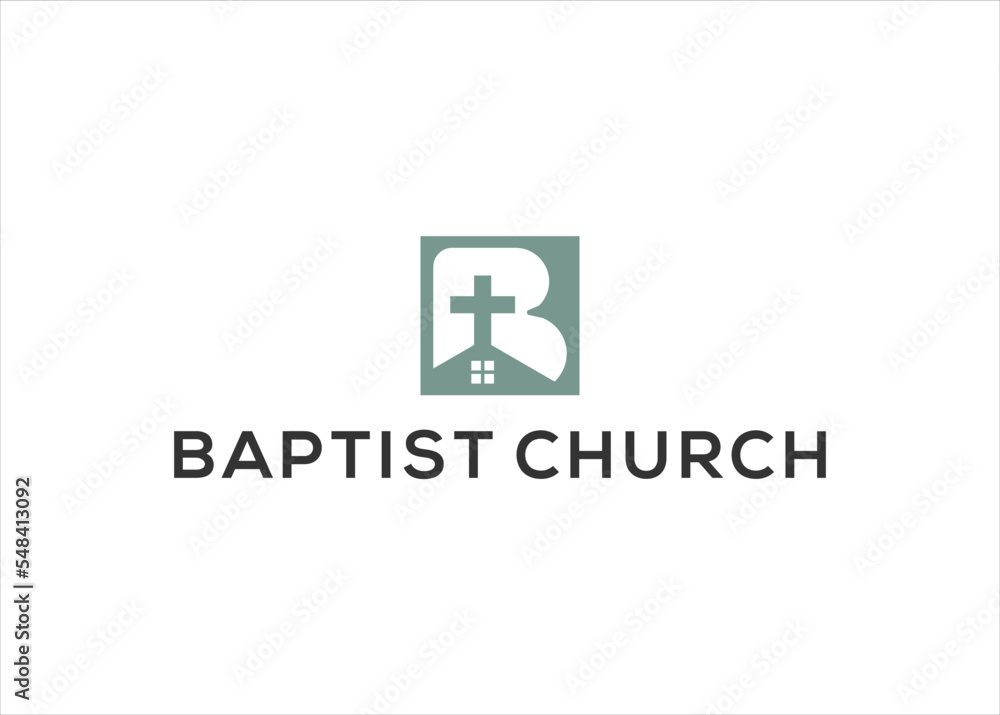 b baptist church logo design vector b baptist church logo design vector