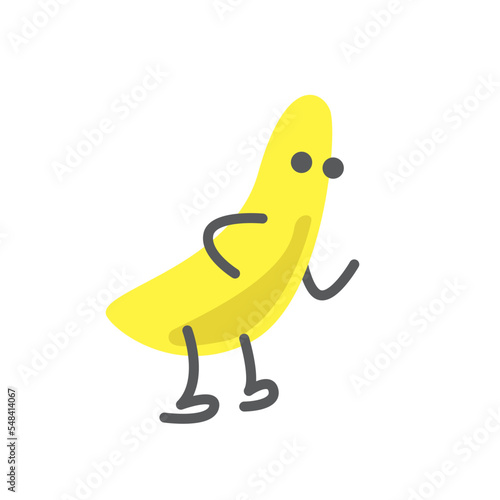 Fruit Character Vector Set Illustration 