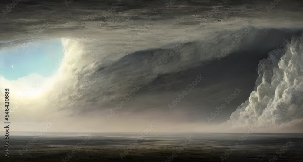 Fototapeta premium 異星、惑星、ＳＦ、ファンタジーなカラフルな空_12