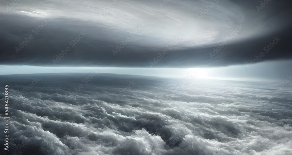 Obraz premium 異星、惑星、ＳＦ、ファンタジーなカラフルな空_07