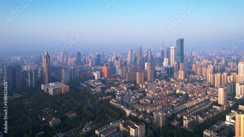 Wallpaper Mural Scenery of Xinjiekou CBD in Nanjing, Jiangsu Province, China Torontodigital.ca