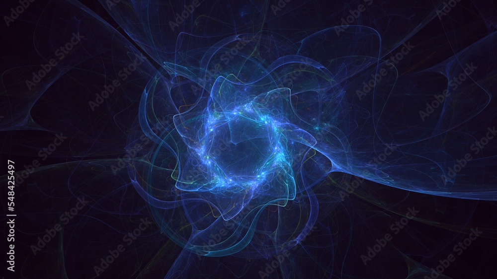 3D rendering abstract multicolor fractal light background 3D rendering abstract multicolor fractal light background