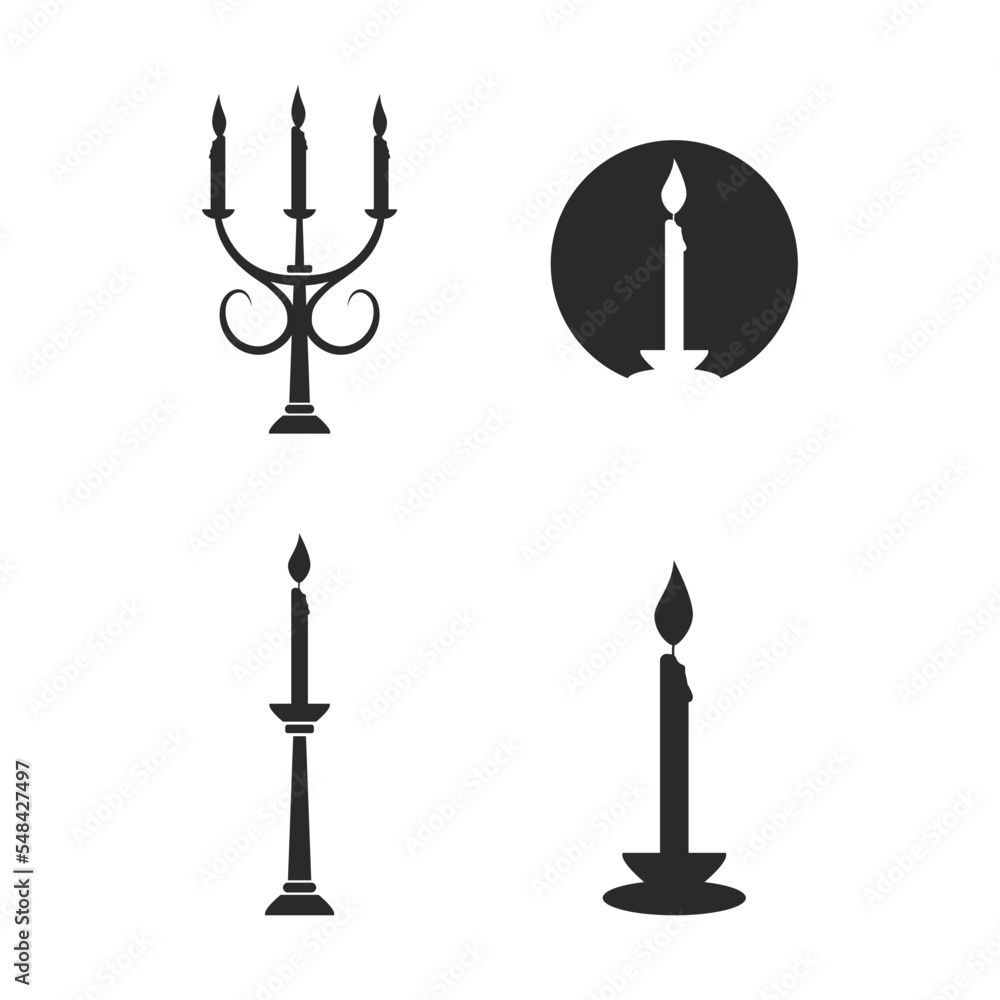 Candlelight dinner icon