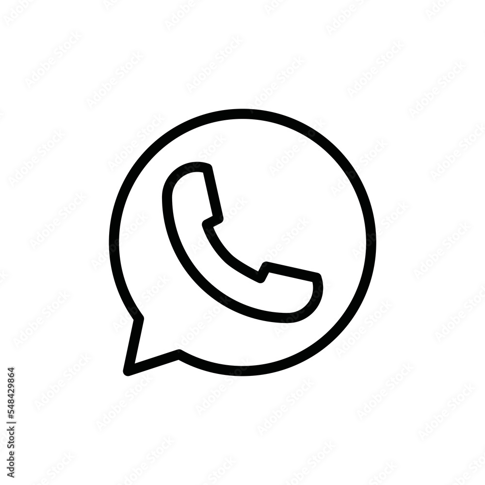 call bubble icon design vector template