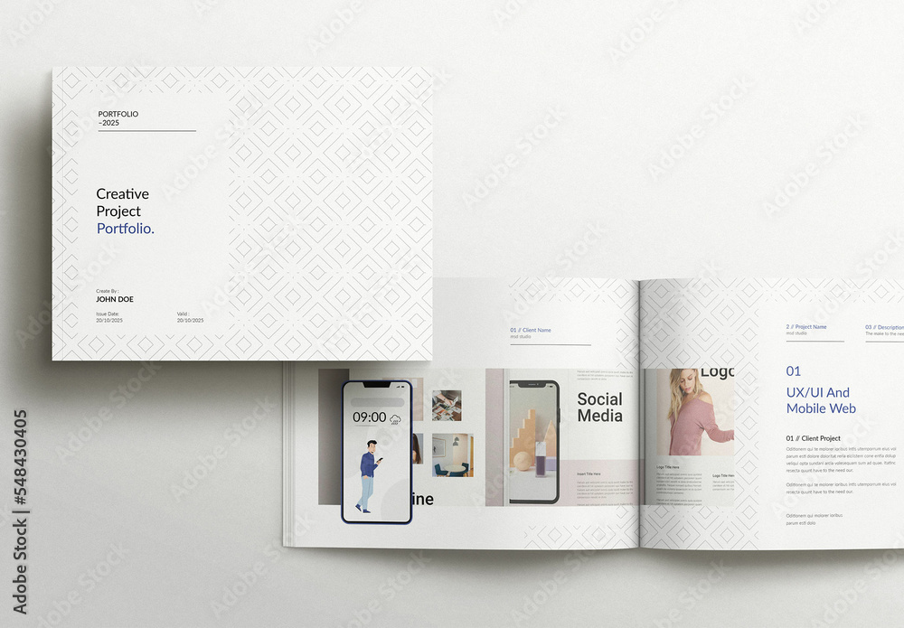 Creative Portfolio Landscape Stock Template Adobe Stock Creative Portfolio Landscape Stock Template Adobe Stock