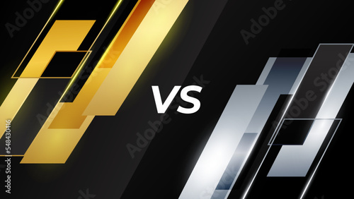 Facts vs myths versus battle background with lightning bolt. Concept of thorough fact-checking or easy compare evidence.. Vector illustration