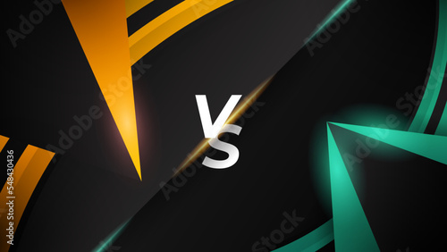 Facts vs myths versus battle background with lightning bolt. Concept of thorough fact-checking or easy compare evidence.. Vector illustration