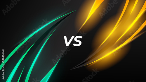 Facts vs myths versus battle background with lightning bolt. Concept of thorough fact-checking or easy compare evidence.. Vector illustration