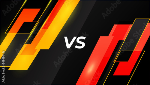 Facts vs myths versus battle background with lightning bolt. Concept of thorough fact-checking or easy compare evidence.. Vector illustration