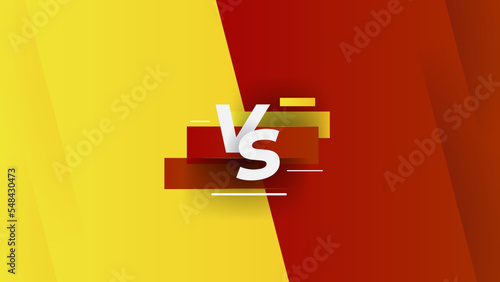 Facts vs myths versus battle background with lightning bolt. Concept of thorough fact-checking or easy compare evidence.. Vector illustration