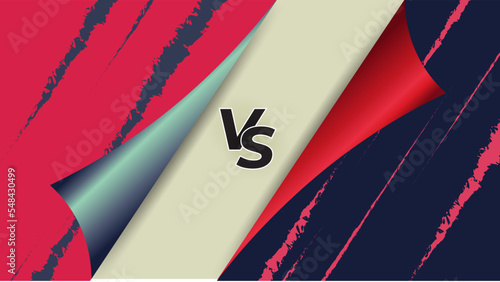 Facts vs myths versus battle background with lightning bolt. Concept of thorough fact-checking or easy compare evidence.. Vector illustration