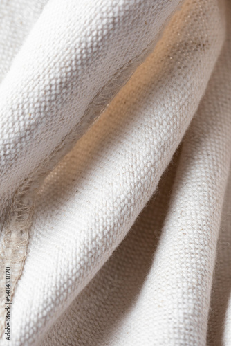 Pure linen cloth texture, natural linen fabric surface