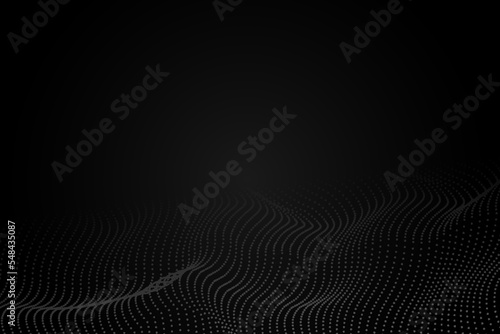 Abstract dynamic dark background vector illustration.