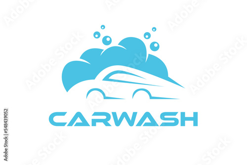 Modern Carwash Logo Branding Design