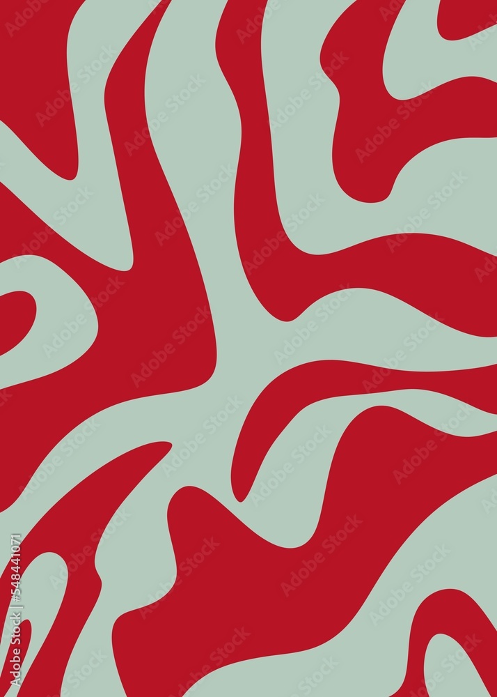 Doodle Swirl Abstract Background 