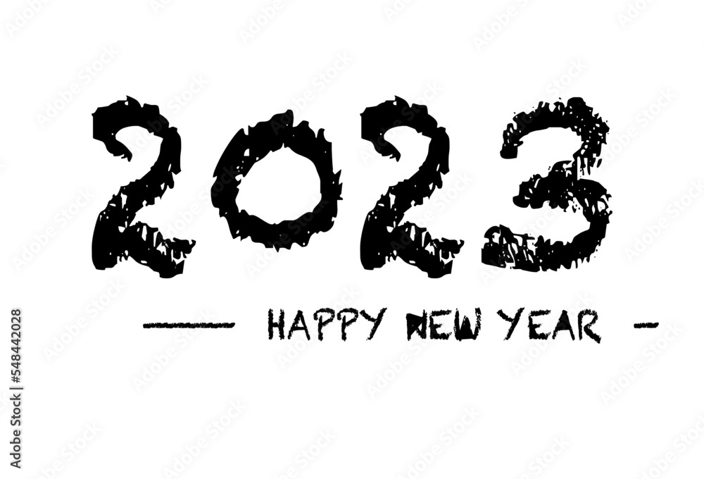 happy new year 2023 calendar text design 2023 business diary cover brochure template design card banner vector illustration white background happy new year 2023 calendar text design 2023 business diary cover brochure template design card banner vector illustration white background