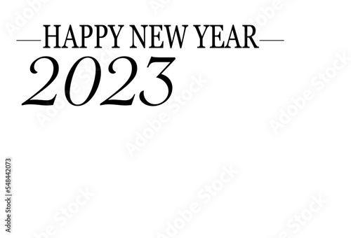 happy new year 2023 calendar text design 2023 business diary cover brochure template design card banner vector illustration white background