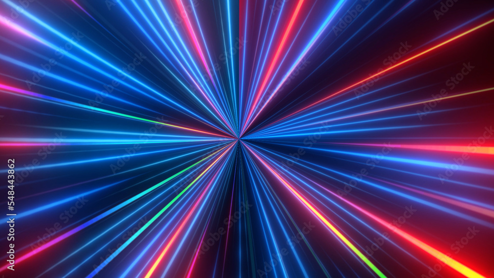 High speed flowing light background High speed flowing light background
