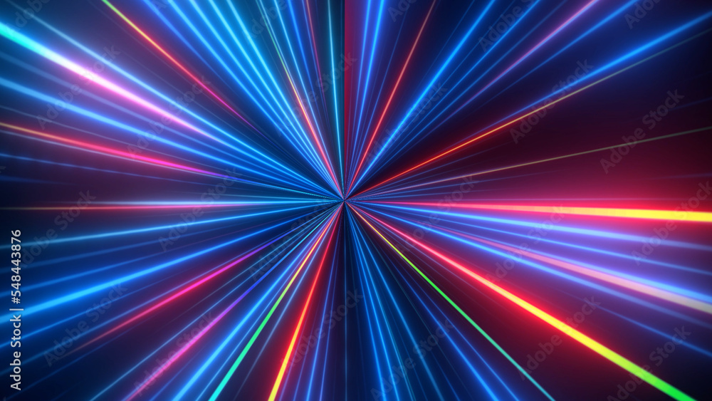 High speed flowing light background High speed flowing light background
