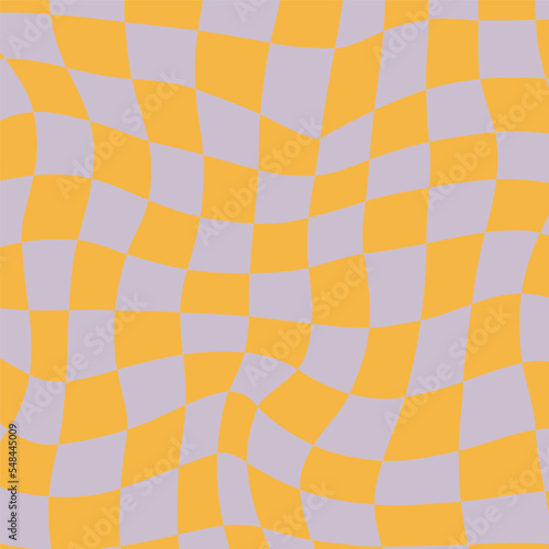 Vector illustration. Y2k background. Cool simple geometric posters. Set of checkerboard backgrounds in pastel colors. Suitable as a palette for printing patterns or textiles.