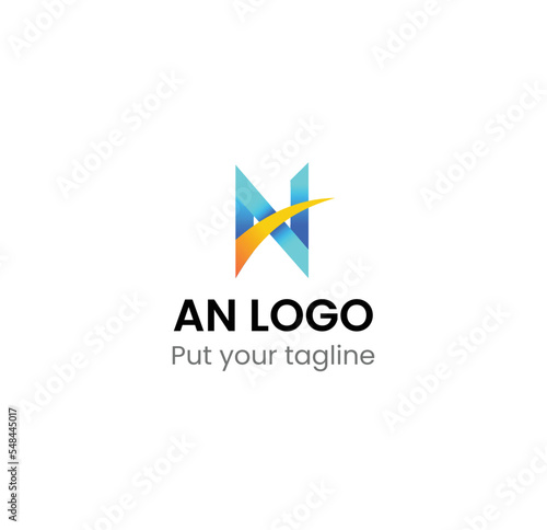 Free Download An logo design  - GFXLoad