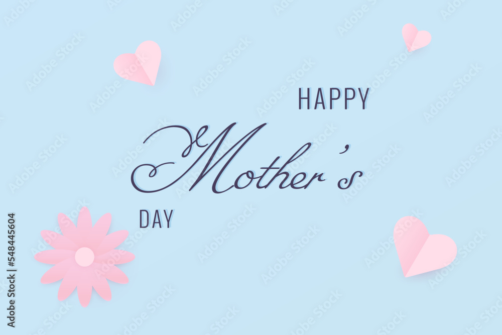 Happy Mother’s Day. Mom greeting card. Mother’s day greeting card. Vector illustration. Design for invitation.Holiday gift card. Happy mother’s day background. Feminine design for card. 