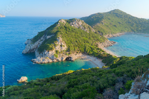 Fototapeta Naklejka Na Ścianę i Meble -  Timoni beach on Korfu, Greece