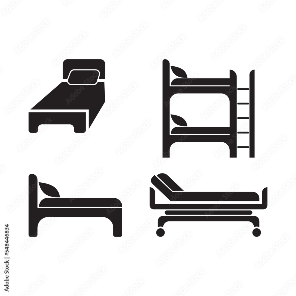 bed icon vector illustration simple design bed icon vector illustration simple design