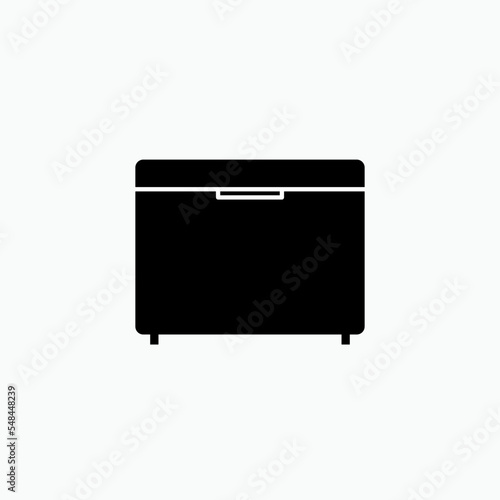 Freezer Icon - Vector, Sign and Symbol for Design, Presentation, Website or Apps Elements