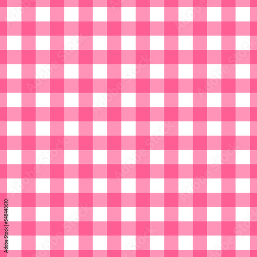 Pink Buffalo Plaid Pattern Seamless Background